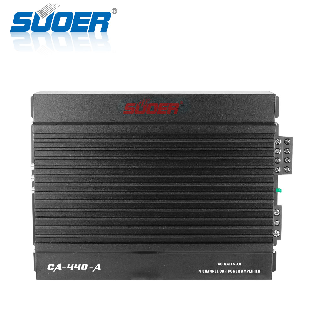 Suoer CA-440-A cheap price car amplifier 4channel audiophile transformer audio amp 12v car amplifiers